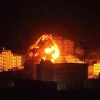 A view of an Israeli airstrike in the Gaza Strip on March 25, 2019. Credit: IDF Spokesperson's Unit.