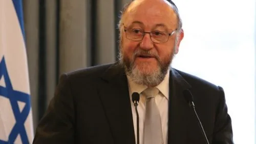 Chief Rabbi of the United Kingdom Ephraim Mirvis. Credit: Office of the Chief Rabbi.