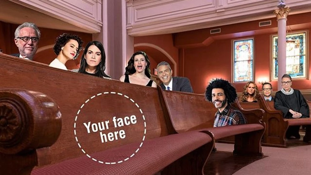 Sixth & I Synagogue in Washington, D.C., “You in a Pew” fundraising campaign. Source: Instagram.