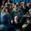 Friends and family members attend the funeral of Ori Ansbacher, 19, in the Jewish settlement of Tekoa on Feb. 8, 2019. The young woman was found dead the day before in Ein Yael, in the outskirts of Jerusalem, in what police declared a rape and murder. Photo Yonatan Sindel/Flash90.