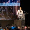 American Jewish conservative political commentator and columnist Ben Shapiro at the International Conservatism event, co-sponsored by the Conservative Political Action Conference (CPAC), Tel Aviv International Salon, Shibolet Press and Sella Meir Publishing, in Tel Aviv on July 20, 2022. Source: Nadav Cohen Yonatan, GoLive.