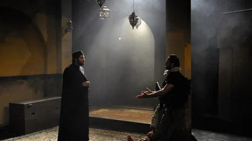 A scene from “The Siege,” a play that will be hosted at the NYU Skirball Center for the Performing Arts from Oct. 12-22. Credit: Sahar Rouhana.