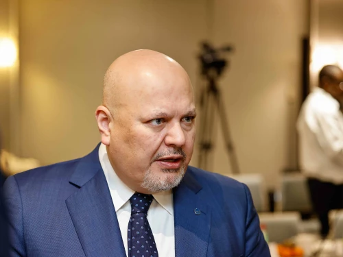 ICC Chief Prosecutor Karim Khan at the Dutch Foreign Ministry in The Hague on April 11, 2022. Photo by Raoul Somers via Wikimedia Commons.
