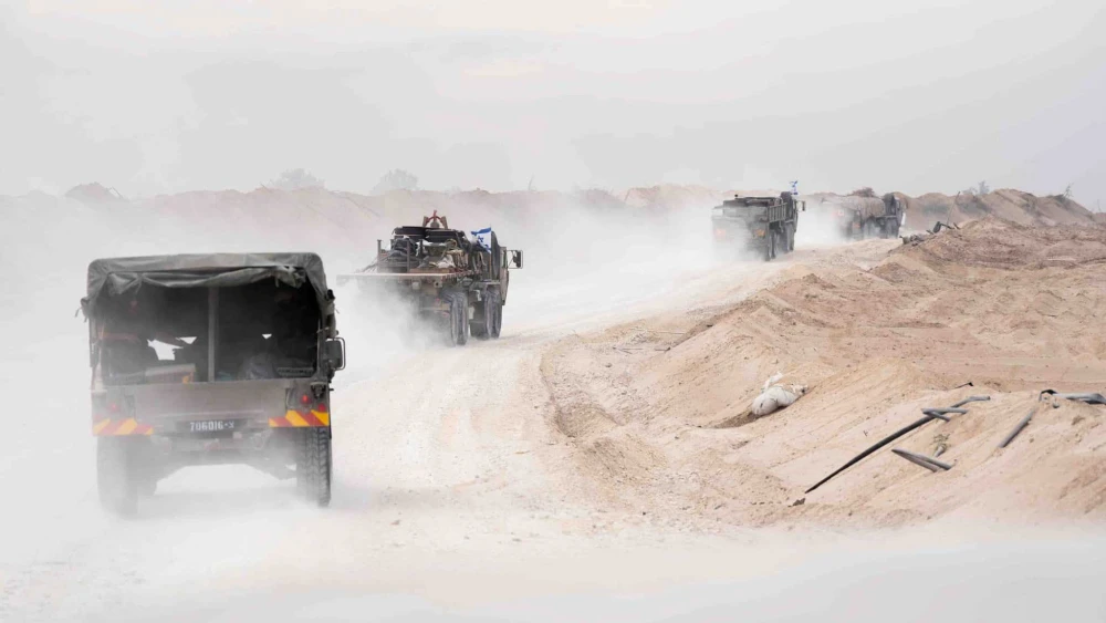 Israeli troops operating in the Hamas-ruled Gaza Strip, Nov. 15, 2023. Credit: IDF.