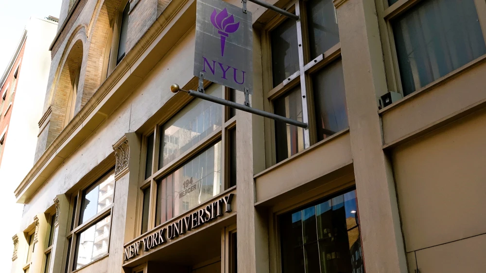 New York University in Greenwich Village, adjacent to Washington Square Park, Nov. 29, 2025. Photo by Gary Hershorn/Getty Images.
