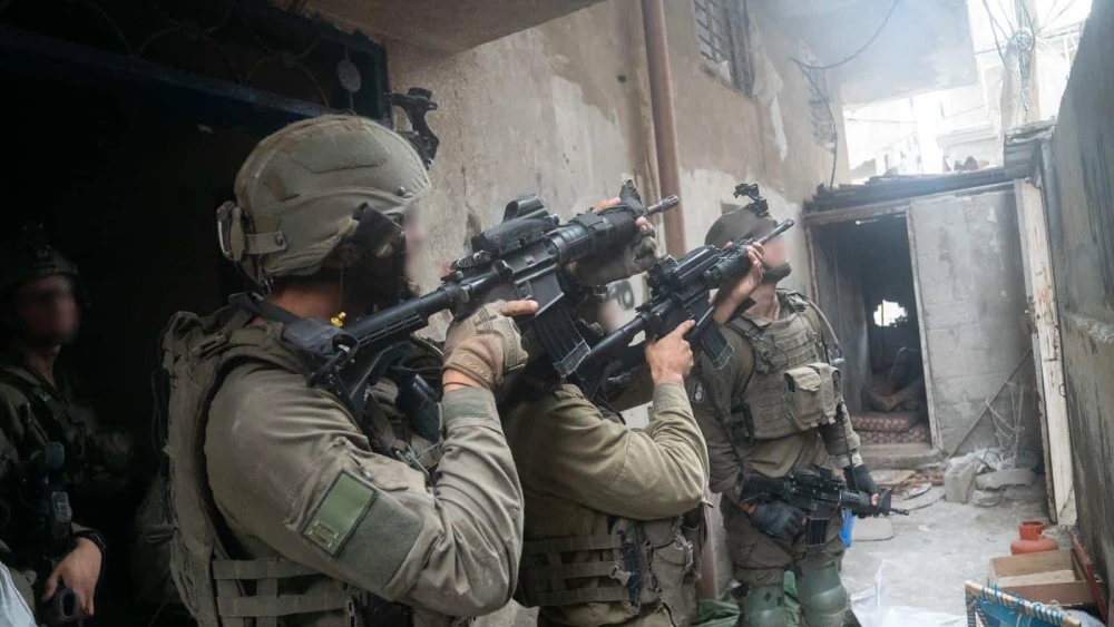 Israeli troops operating in the Hamas-ruled Gaza Strip, Nov. 22, 2023. Credit: IDF.