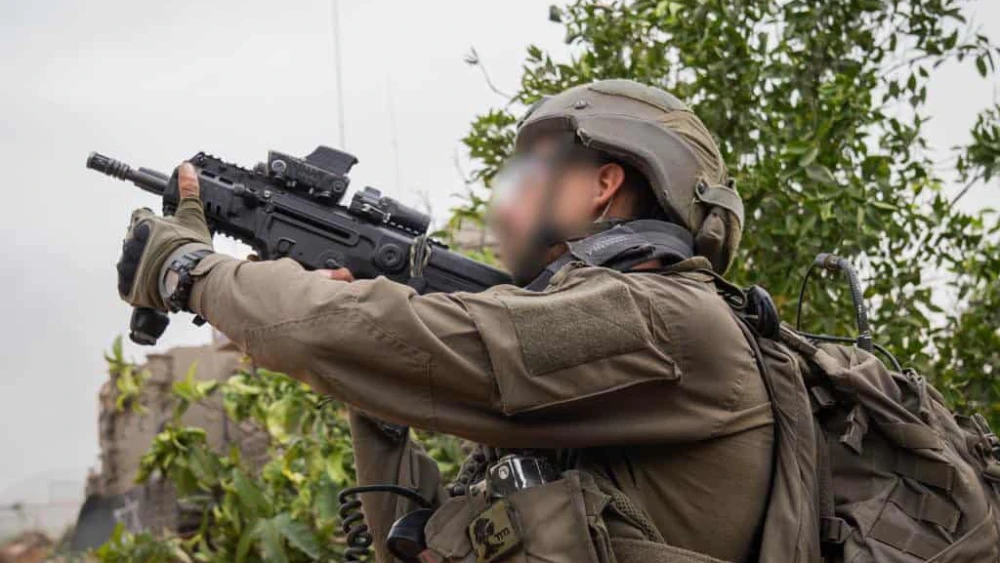 Israeli troops operating in the Hamas-ruled Gaza Strip, Dec. 28, 2023. Credit: IDF.