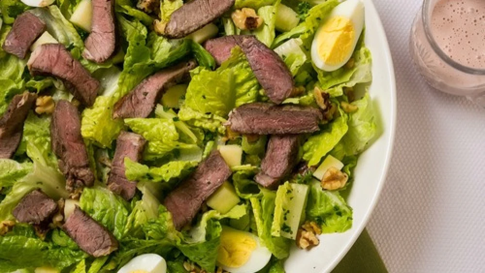 Paula Shoyer's seder plate salad. Credit: The New Passover Menu.