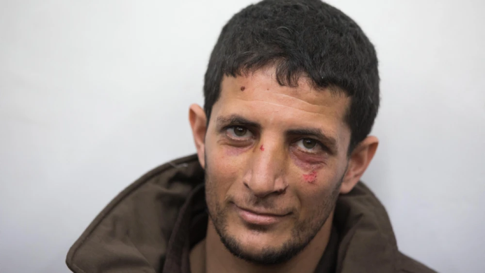 Arafat Irfaiya, 29, who confessed to the terrorist rape and murder of 19-year-old Tekoa resident Ori Ansbacher on Feb. 7, 2019 in the outskirts of Jerusalem. Photo Yonatan Sindel/Flash90.