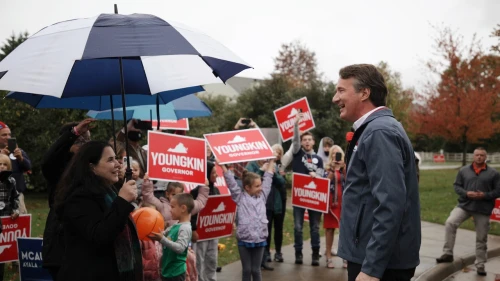 In a heated gubernatorial race, Republican Glenn Youngkin beat Democratic challenger Terry McAuliffe to become the next governor of Virginia, Nov. 2, 2021. Source: Glenn Youngkin/Twitter.