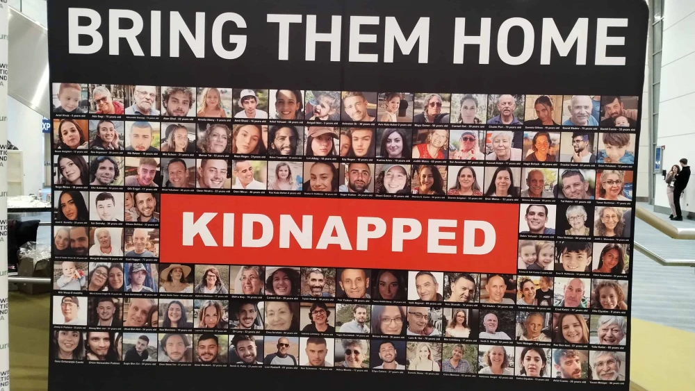 Hostage Photos at JNF Conference in Denver