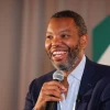 Author Ta-Nehisi Coates is seen onstage during the “Alight Align Arise: Advancing the Movement for Repair” national conference at Thompson Buckhead in Atlanta on June 7, 2023. Photo by Carol Lee Rose/Getty Images for Decolonizing Wealth Project.