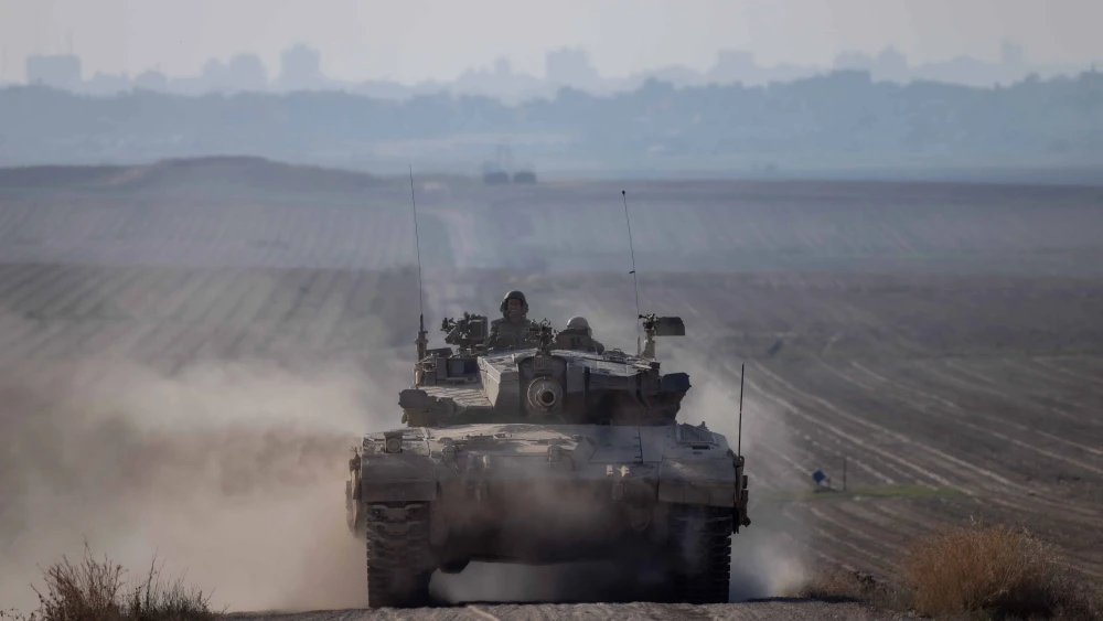 IDF Tank at Gaza Border