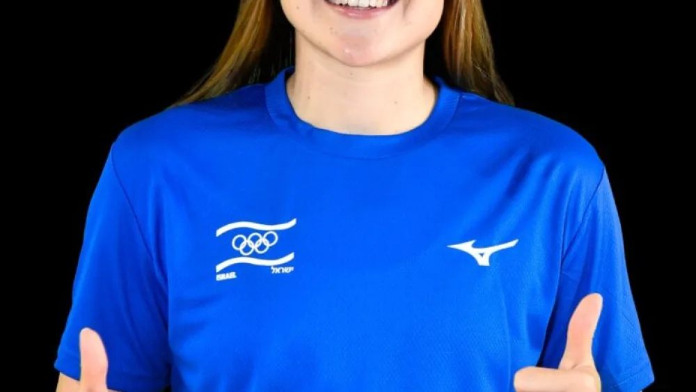 Israeli swimmer and gold medalist Anastasia Gorbenko. Credit: Israel Olympic Committee.