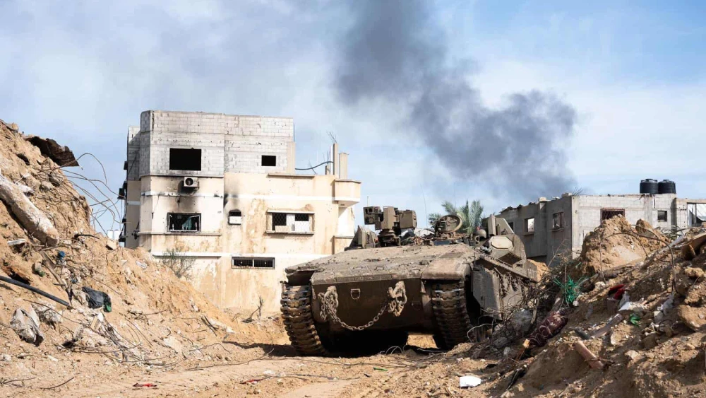 Israeli troops operating in the Hamas-ruled Gaza Strip, Dec. 25, 2023. Credit: IDF.