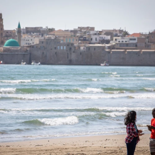 Akko in northern Israel, April 3, 2021. Photo by Nati Shohat/Flash90.