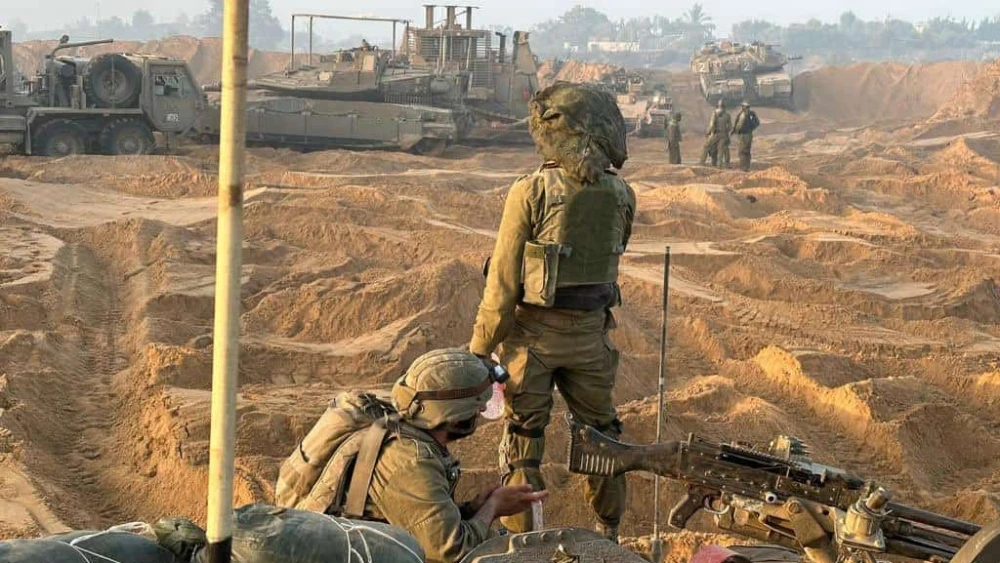 Israeli forces conducting ground operations in the Gaza Strip, Nov. 5, 2023. Credit: IDF.
