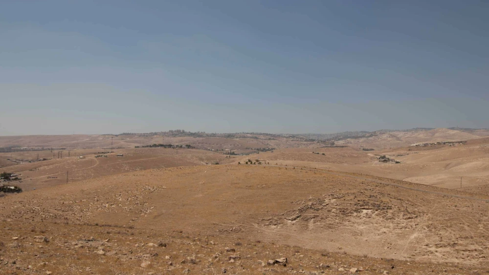 A view of E1 from its western edge looking east, Aug. 18, 2025. Photo by David Isaac.