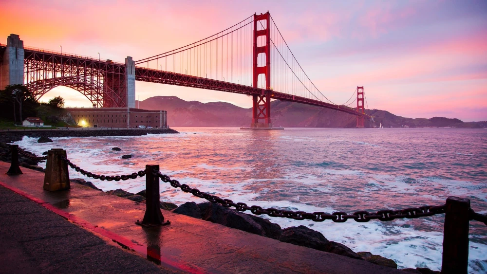 The Golden Gate Bridge in San Francisco. Credit: Pexels.