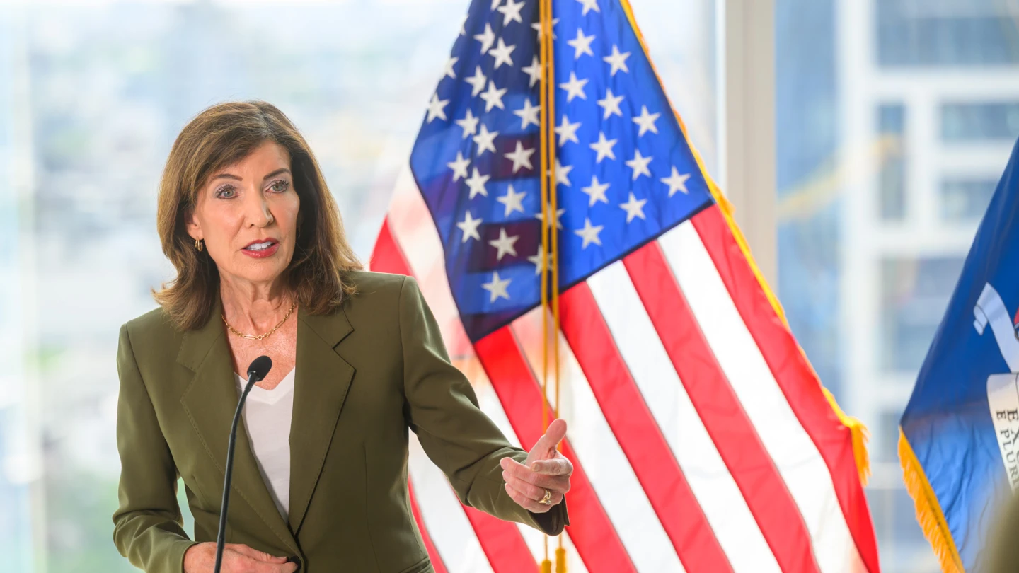 ‘Not letting these big corporations call the shots,’ Hochul says of temporary AI data center construction ban
