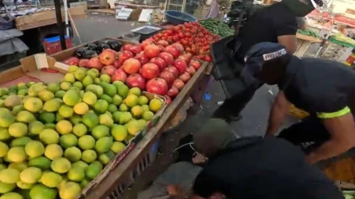 Member of the Israeli Police's elite counterterrorism Unit 33 arrest a terrorist suspect in Ramallah, Nov. 4, 2025. Credit: Israeli Police.