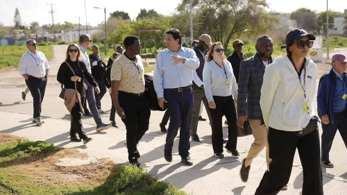Israeli Ambassador to the United Nations Danny Danon tours the Jewish state's southern border with his U.N. counterparts, Feb. 22, 2026. Credit: Permanent Mission of Israel to the United Nations.