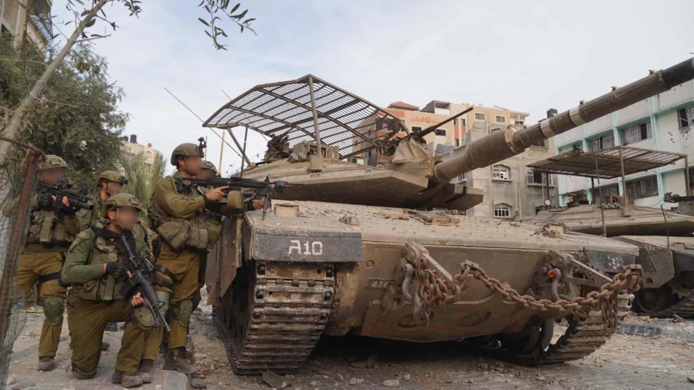 IDF soldiers conduct operations against Hamas terrorists in the Gaza Strip, Jan. 20, 2024. Credit: IDF.