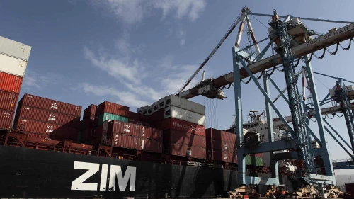 Shipping containers at Haifa Port, Nov 14, 2011. Photo by Yaakov Naumi/Flash90.