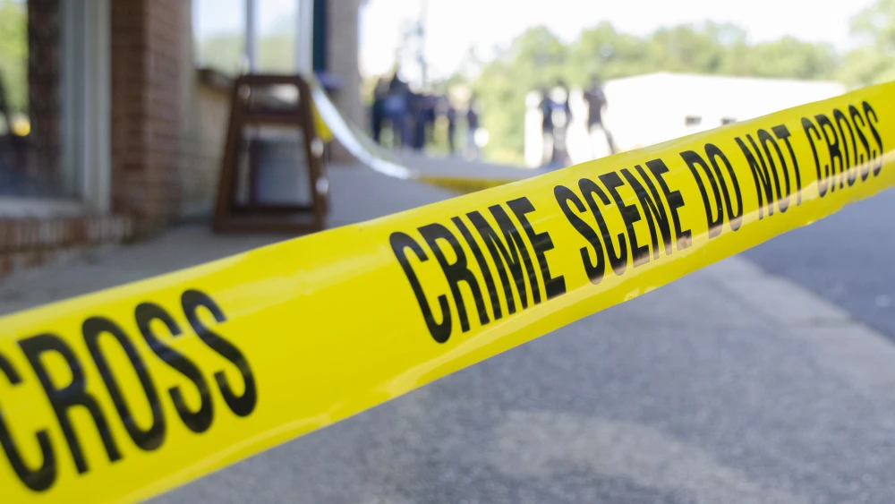 Crime scene police tape