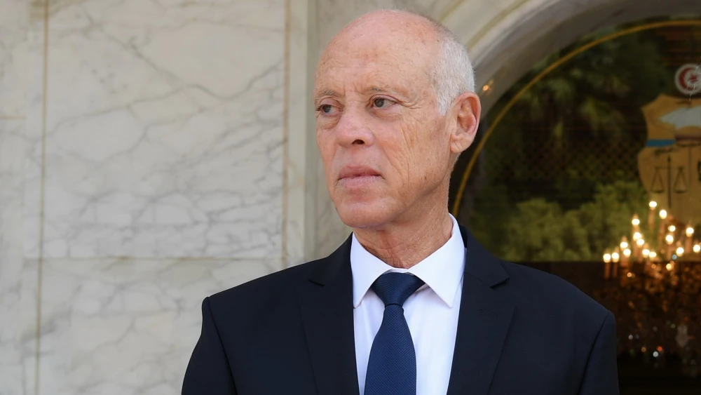 President of Tunisia Kais Saied. Credit: Houcemmzoughi via Wikimedia Commons.