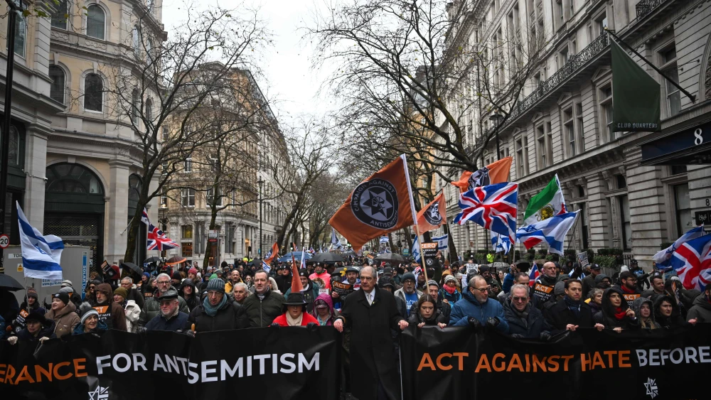 March Against Antisemitism in London