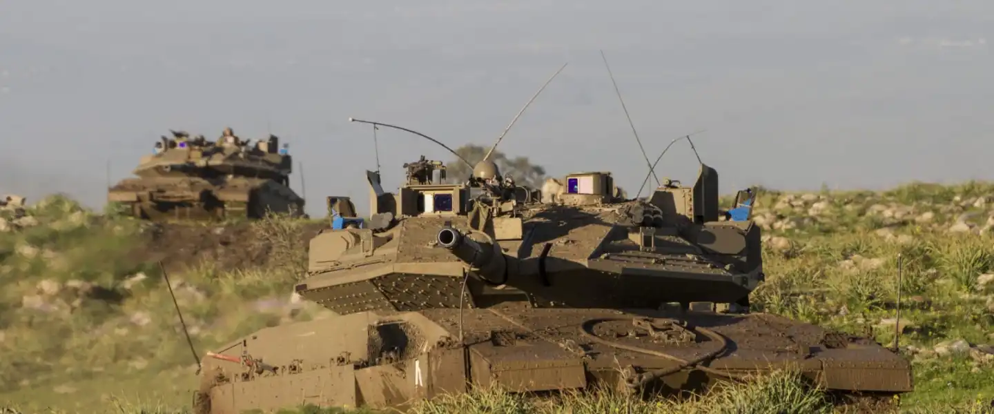 Rafael's Trophy system on an IDF Merkava 4 tank. Credit: Rafael Advanced Defense Systems.