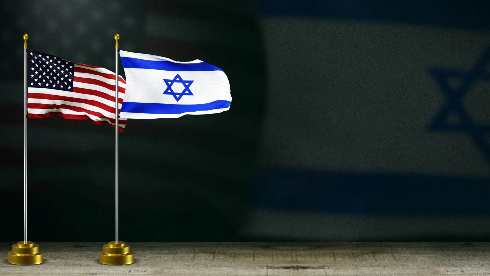 Israel, America, Flags, Relationship