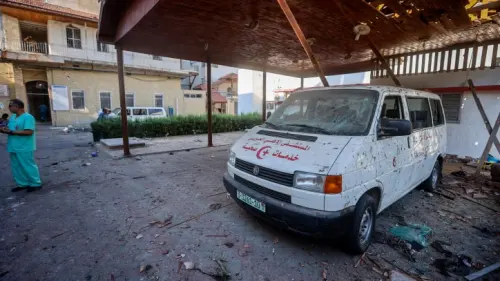 Al-Ahli Arab Hospital in Gaza City
