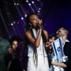 Eden Alene, winner of the reality show “The Next Star to Eurovision,” during finals in Neve Ilan studio near Jerusalem on Feb. 4, 2020. Photo by Shlomi Cohen/Flash90.