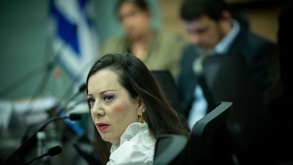 MK Tali Gottlieb attends a Constitution, Law and Justice Committee meeting at the Knesset, Feb. 5, 2024. Photo by Yonatan Sindel/Flash90.