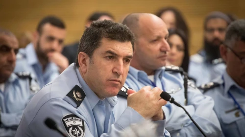Then-Jerusalem police chief Yoram Halevi attends a recognition day for Israeli police at the Knesset on February 05, 2018. Photo by Miriam Alster/Flash90.