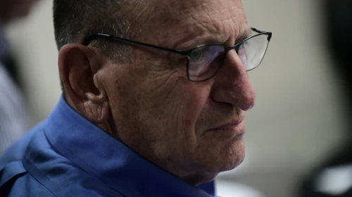 Tel Aviv Mayor Ron Huldai attends a city council meeting on Jan. 20, 2020. Photo by Tomer Neuberg/Flash90.