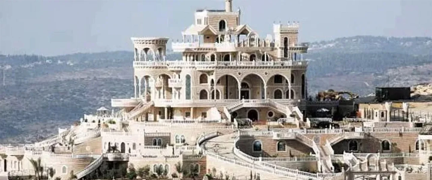The home of Palestinian businessman Mohamed Abdel-Hadi in Kharas, near Hebron, in Judea and Samaria. Credit: Jerusalem Center for Security and Foreign Affairs.