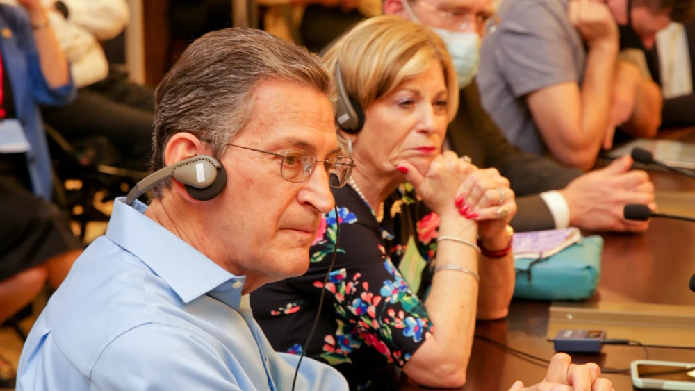 Mark and Ayelet Levin, parents of Michael Levin. Credit: Credit: Yonit Schiller.