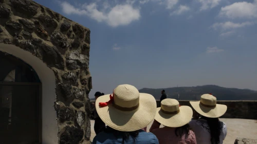 Orthodox women on a tour of Moshav Dalton, near the northern Israeli city of Safed, July12, 2013. Photo by Yaakov Naumi/Flash90.