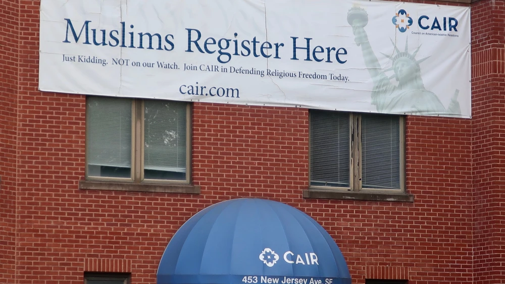 Council on American Islamic Relations (CAIR) sign at its headquarters in Washington, D.C. Credit: DC Stock Photograph/Shutterstock.