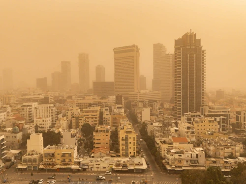Tel Aviv haze