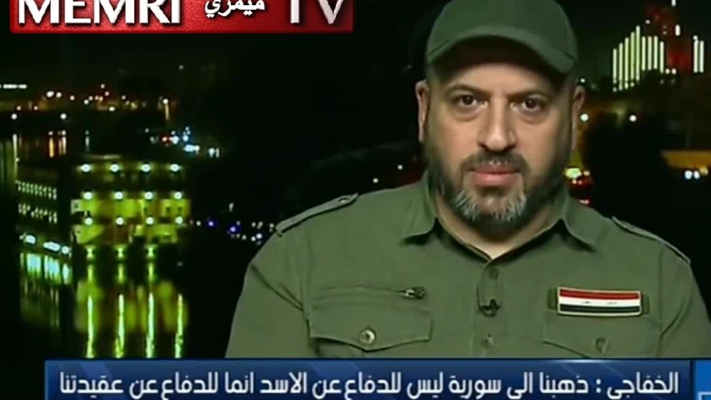 Iraqi Shi'ite militia leader Aws Al-Khafaji (interview aired on Dijlah TV, April 7: MEMRI).