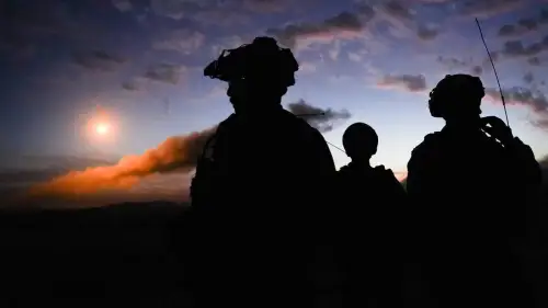 Israeli troops operating in the Hamas-ruled Gaza Strip, Dec. 12, 2023. Credit: IDF.