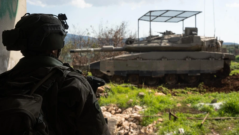 The Israel Defense Forces' 146th Division during a defensive mission on the western part of the Lebanon border, March 4, 2026. Credit: IDF Spokesperson's Unit.