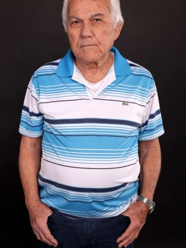 Holocaust survivor Israel Shaked. Photo by Naama Ben Simchon.