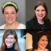 The four Jewish female religious leaders who spoke with JNS.org about feminism and Purim. Top row: Rabbi Ilana Garber (left) and Maharat Dasi Fruchter. Bottom row: Rabbi Leora Kaye (left) and Rabbi Margot Stein. Credit: Provided photos.