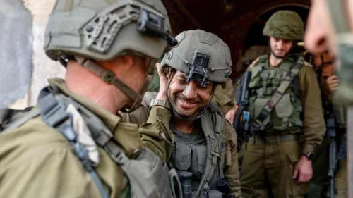 Israeli soldiers operating against Hamas in the Gaza Strip, Nov. 1, 2023. Credit: IDF.