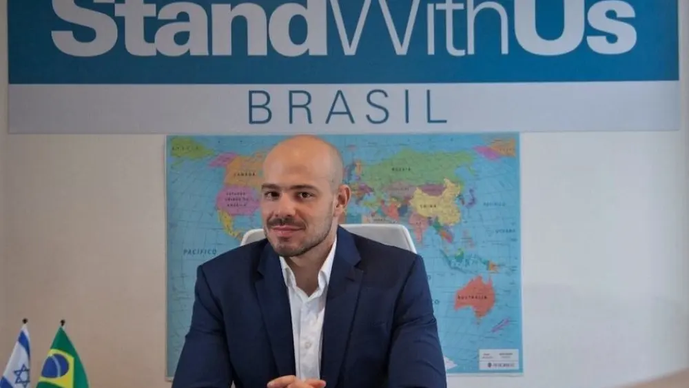 Andre Lajst, head of the Brazil chapter of StandWithUs. Credit: Courtesy.